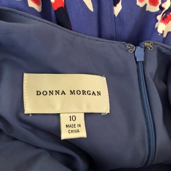 Anthropologie Donna Morgan scoop neck floral-motif dress - Picture 3 of 8